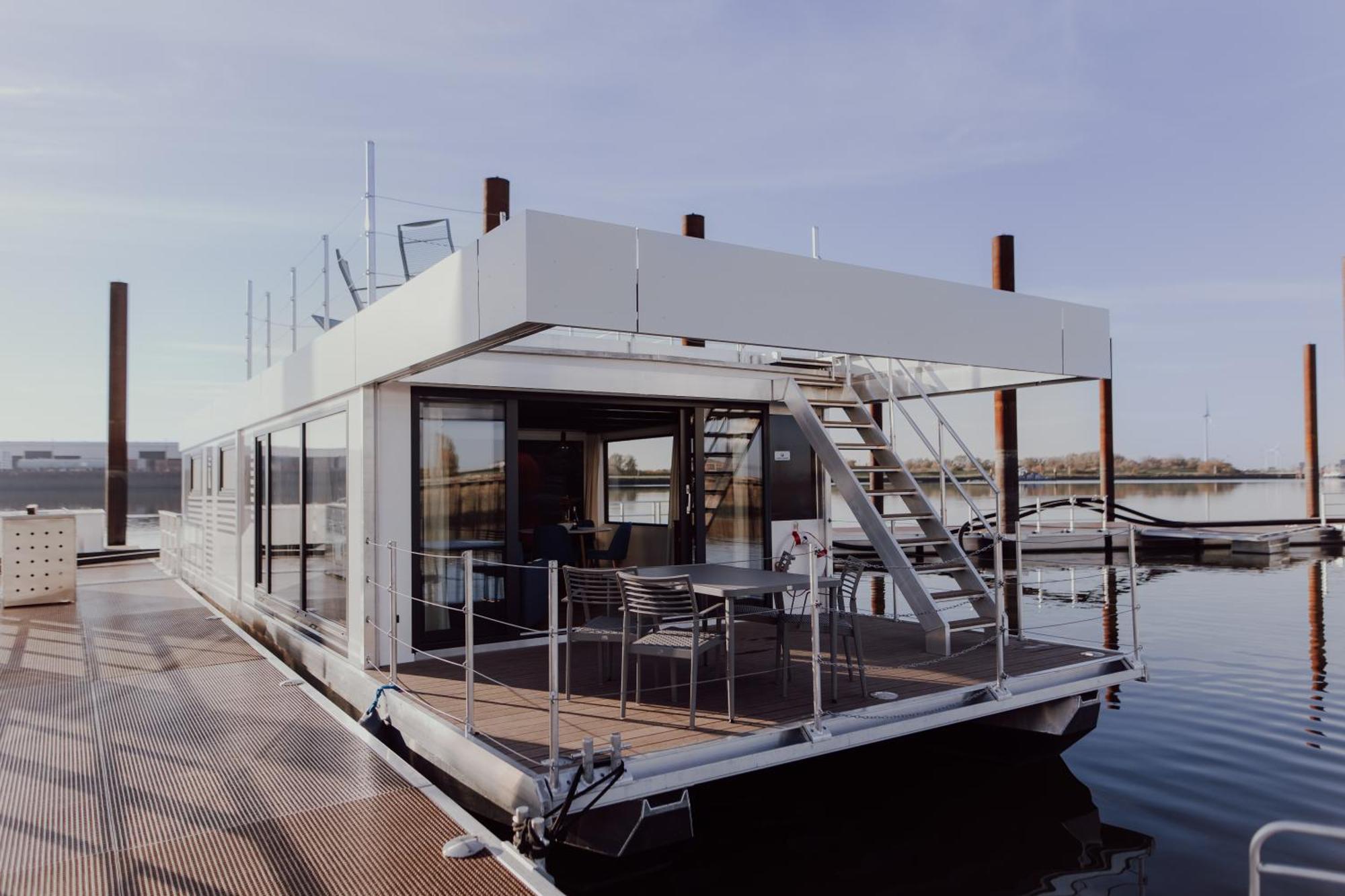 Hausboote Am Lankenauer Hoeft BRE Exterior foto